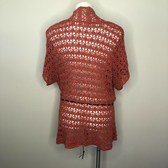 St Johns Bay Overlay Sweater w/Belt Size XL - Picture 5 of 10